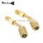 Brass Refrigerant Hvac Mini Split Adapter 1/4