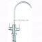 Food Grade SUS304 Double Ways Water Filter Faucet 3054 for Water Filtration System Kitchen Faucets