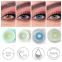 Natural Eye Contact Lenses Natural Hidrocor Yearly Colored Contact Lens Wholesale