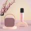 Portable Bluetooth speaker and mini wireless microphone set