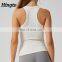 Racerback tank top women running workout gym tank tops women soft ribbed scroop neck women's tank tops