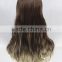 High Quality 65cm Medium Long Wave Brown&Gray Color Mixed Lolita Wig Synthetic Anime Wig Cosplay Hair Wig Party Wig