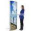 2015 Advertising floor standing double sided rotating light box