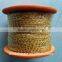gold pet twist link chain