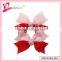 China Yiwu market high quality hair accessories factory wholesale two tone ribbon girls hair bow clip (QRJ-0013)