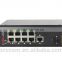 supply power to industrial equipment 8 PoE Ports Industrial PoE Switch with Gigabit Uplink