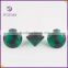wholesale artifical round glass synthetic emerald