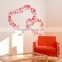 acrylic Crystal-dimensional wall stickers/Romantic living room wall stickers lucite/room decor 3d wall stickers PMMA