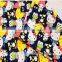 polyester cotton canvas fabric/hello ketty cartoon printing fabric