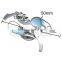 BJ-RM-045 High quality aluminum flame skull rearview motorcycle mirror for cruiser chopper