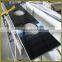 Chinese luxury granite shanxi black granite kitchen cabinet pvc countertop sink