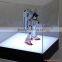 Top grade acrylic material acrylic donation box with lock with galaxy design