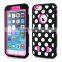 Wholesale new design colorful Tough impact zebra PC+Silicone Ultra hybrid defender shockproof case for iPhone 6 4.7"