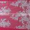 100% polyester embroidery garment or wedding dress tulle lace fabric