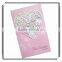 2016 hot design wedding greeting cards/ paper cards printing