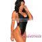 Blue Lace young ladies latest fashion lingerie open crotch bodysuit