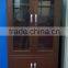 glass swing door popular and cheap metal storage office cupboard