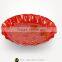 2015 fashional round transparent acrylic fruit plate dry fruit plate candy plate
