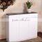 customized China melamine particle board shoe rack