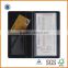 Handmade OEM/ODM cheque book holder wallet,custom cheque book holder with pen loop,factory price cow leather checkbook organizer