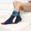 supplier custom colorful polka dots men's tube crew socks wholesale middle calf happy sock