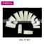 500pcs white color false Acrylic UV gel half covered nail tips nutural