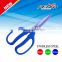 2016 popular wholesale plastic blue handle stainless steel kitchen shears scissors