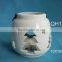 Ceramic square candle holder