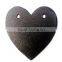 2016 stone heart garden tag slate plant label slate hang tag                        
                                                Quality Choice