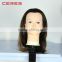 100% synthetic fiber mannequin head, cosmetology female training head