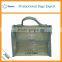 Transparent pvc cosmetic bag sets high quality fashion zipper pvc bag