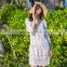 Sexy Women Bathing Suit Bikini Swimwear Cover Up Hollow Shirt Blouse Beach Dress