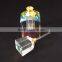 Cheap Custom Made Square Shaped Crystal Perfume Bottle