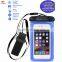 Luckiplus Travel Sport Swimming Phone Bag Waterproof, Snowproof, Dirtproof Case Bag for Phone Blue