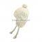 2015 Hot sales! earflap cotton high quality wholesale knit baby hat