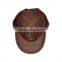 Heavy washed new herringbone black and brown army cap