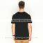 front pocket black T shirt