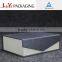 Recycled cardboard folding paper box with magnetic closure