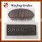 Custom Fashion Decorative Metal Nameplates/3d nameplate