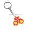 custom design silicone rubber key chain perfume bottle