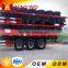 Hot Tri-axle 40ft flatbed container dolly trailer for sale