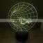 3D Optical Night Light Time Machine 7 RGB Light Colors 10 LEDs AA Battery or DC 5V Mixed Lot