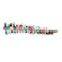 Plush centipede Door Keeper Education toy learn ABC