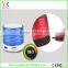 Wireless Bluetooth Speaker Stereo with Loud Bass Music LED Light Lamp AUX Blue