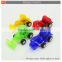 Plastic mini pull back truck toy set for promotion