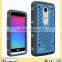 Armor robot shell anti fall Tpu+PC diagonal stripe protective cover for LG Tribute 2