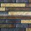 PMLK073 Gold foil crystal glass mosaic
