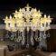 wholesale big clear 8 lights crystal chandelier Hotel chanderlier lamp living room chandelier