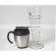 500ml Double Wall500ml Double Wall Stainless Steel Tankards With Plasitc Inner & Handle Stainless Steel Outer