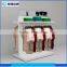 Shop equipment stainless wall display showcase for clothes
